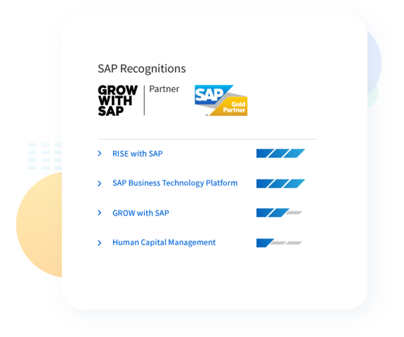 SAP Recognitions